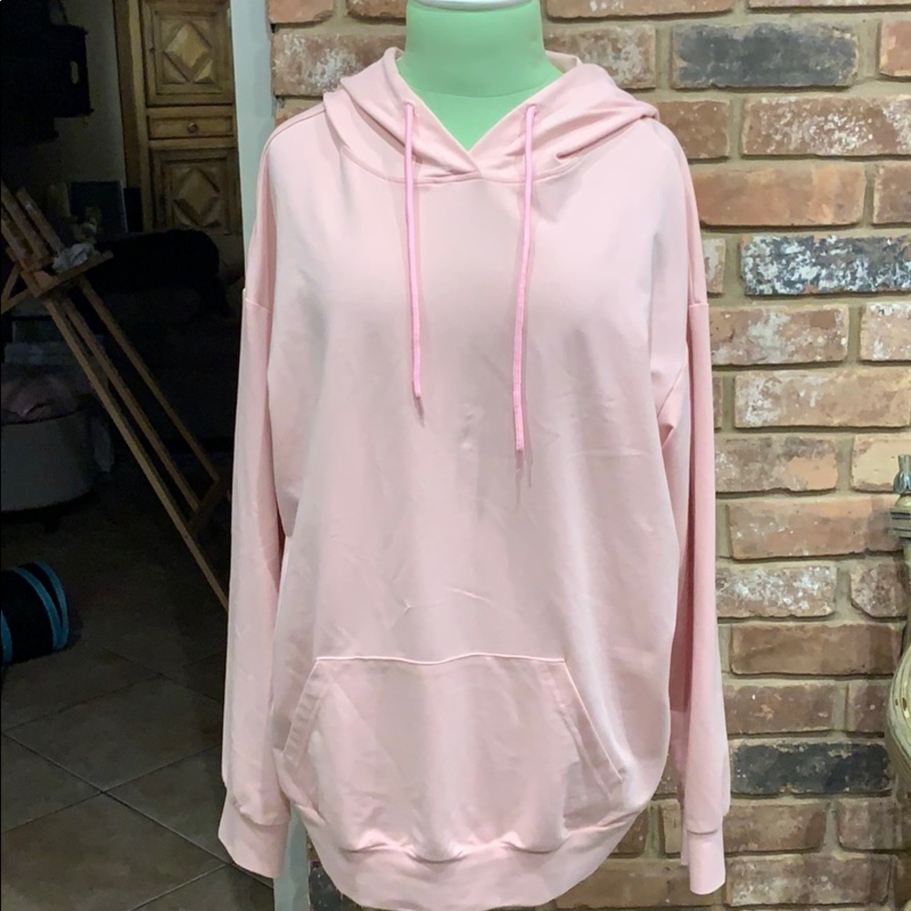 Pink hoodie